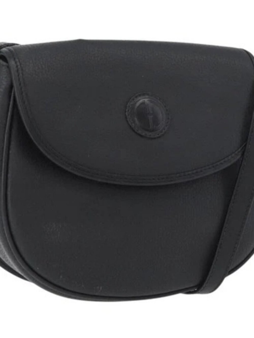 GUCCI Shoulder Bag Leather Gold Black 007 14